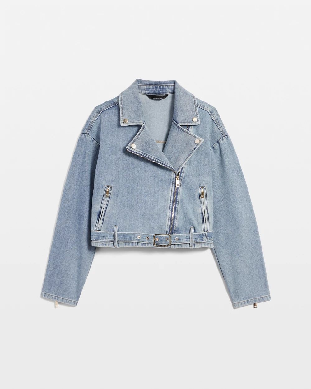 Denim Moto Jacket | White House Black Market